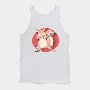 Funny Dabbing Dancing Squirrel Pet Tank Top